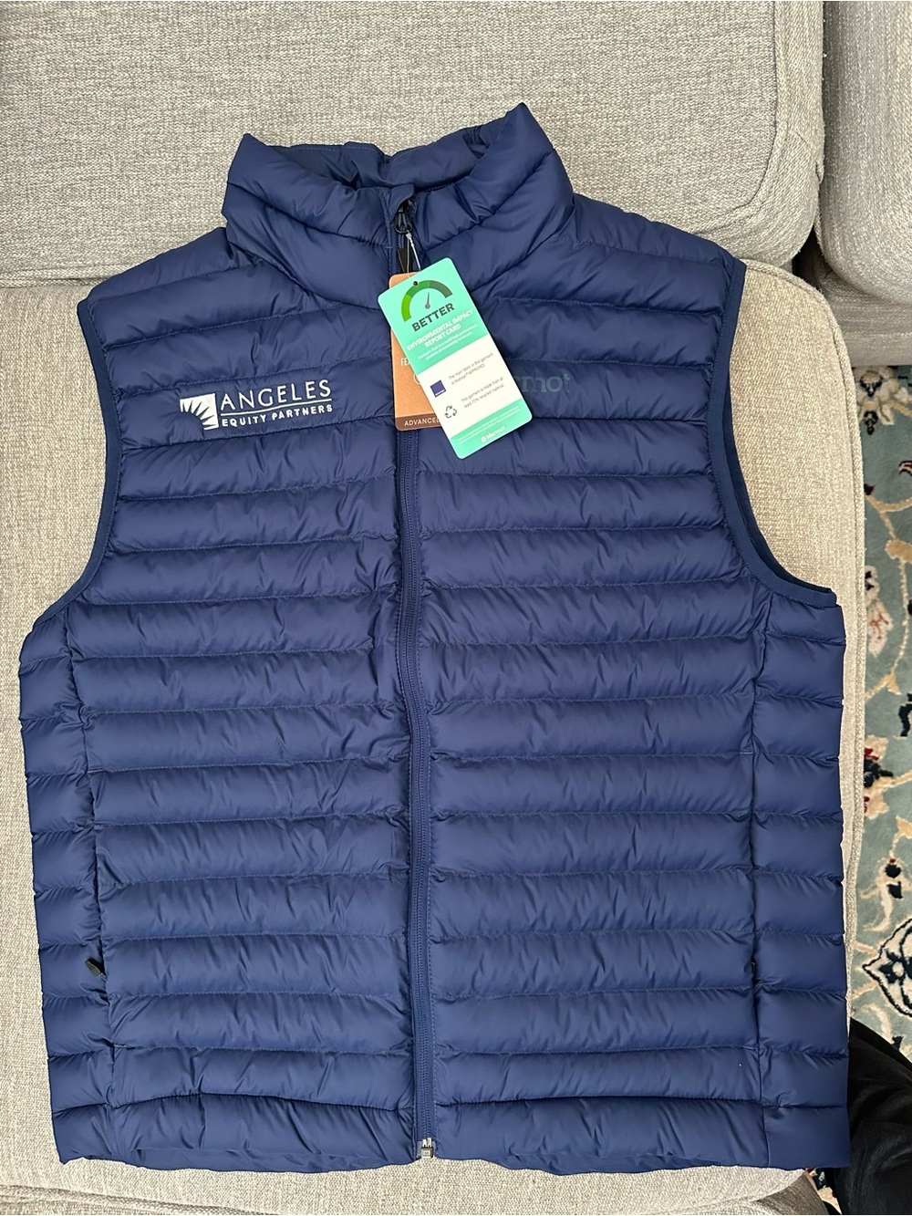 NWT Marmot Navy Quilted Puffer Vest
